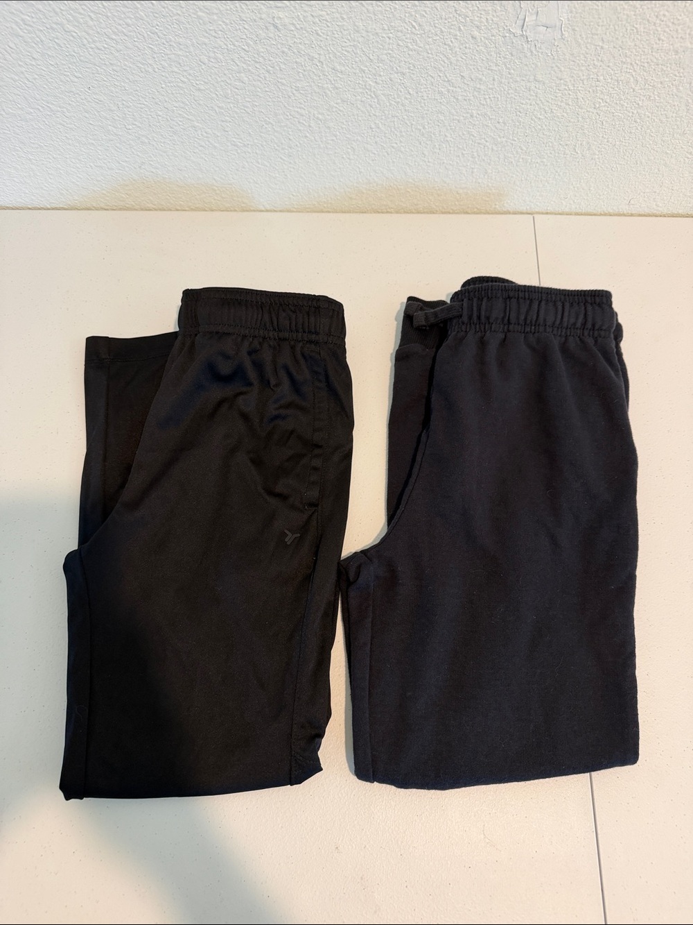 OLD NAVY & CARTERS Boys Black Joggers size M/L lot of 2